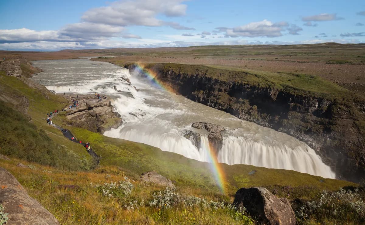 Gullfoss waterfall